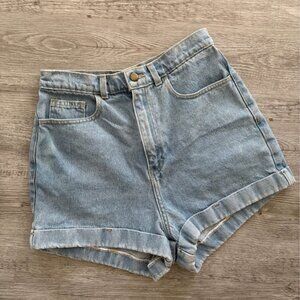 Vintage American Apparel High-Waisted Denim Shorts – Size 29